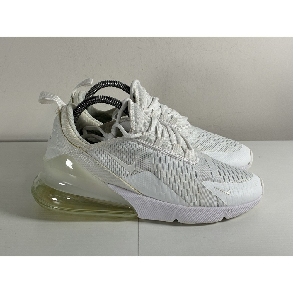 Size 7 - Nike Air Max 270 Triple White Mens Shoes Running